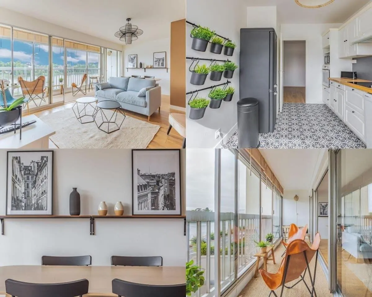 Apartment Appart'Hotel Luminous Vue Seine- Paris 15Min Juvisy-sur-Orge
